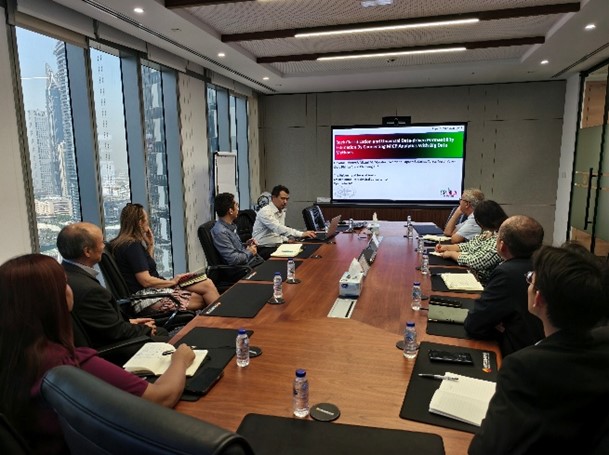 Dr. Xu visiting CNPC Dubai Research Institute